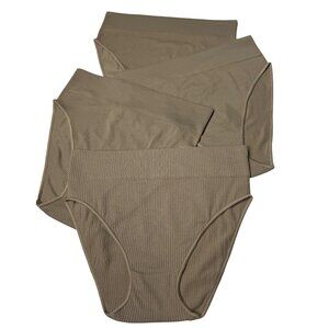 SKIMS Stretch Rib Brief NEW Lot of 4 Desert S/M